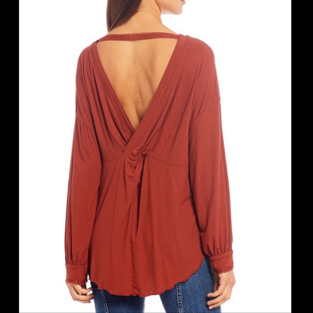 NWT Free People Shimmy Shake V-Back Top size M